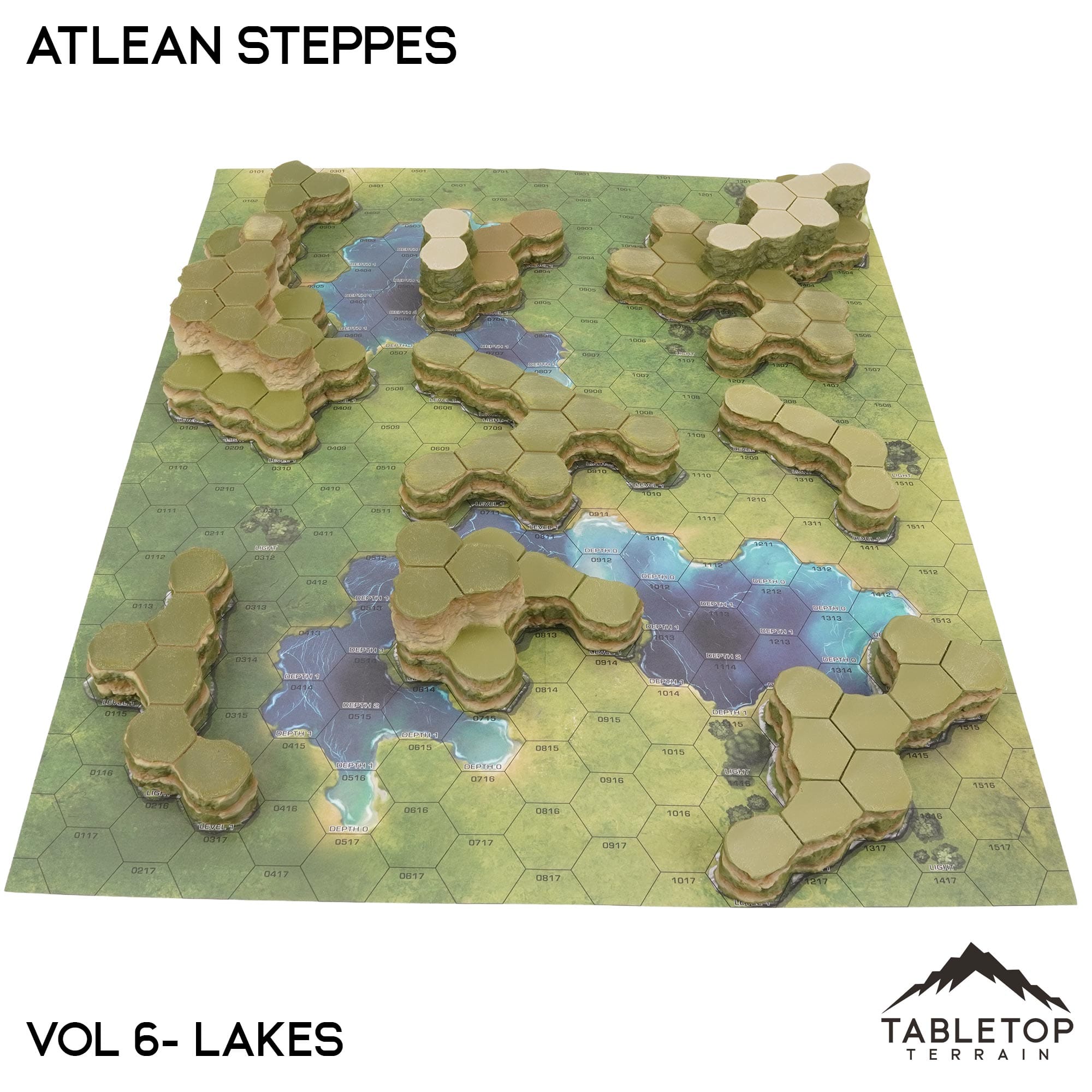 Lakes Compatible Map Hill Sets - Atlean Steppes