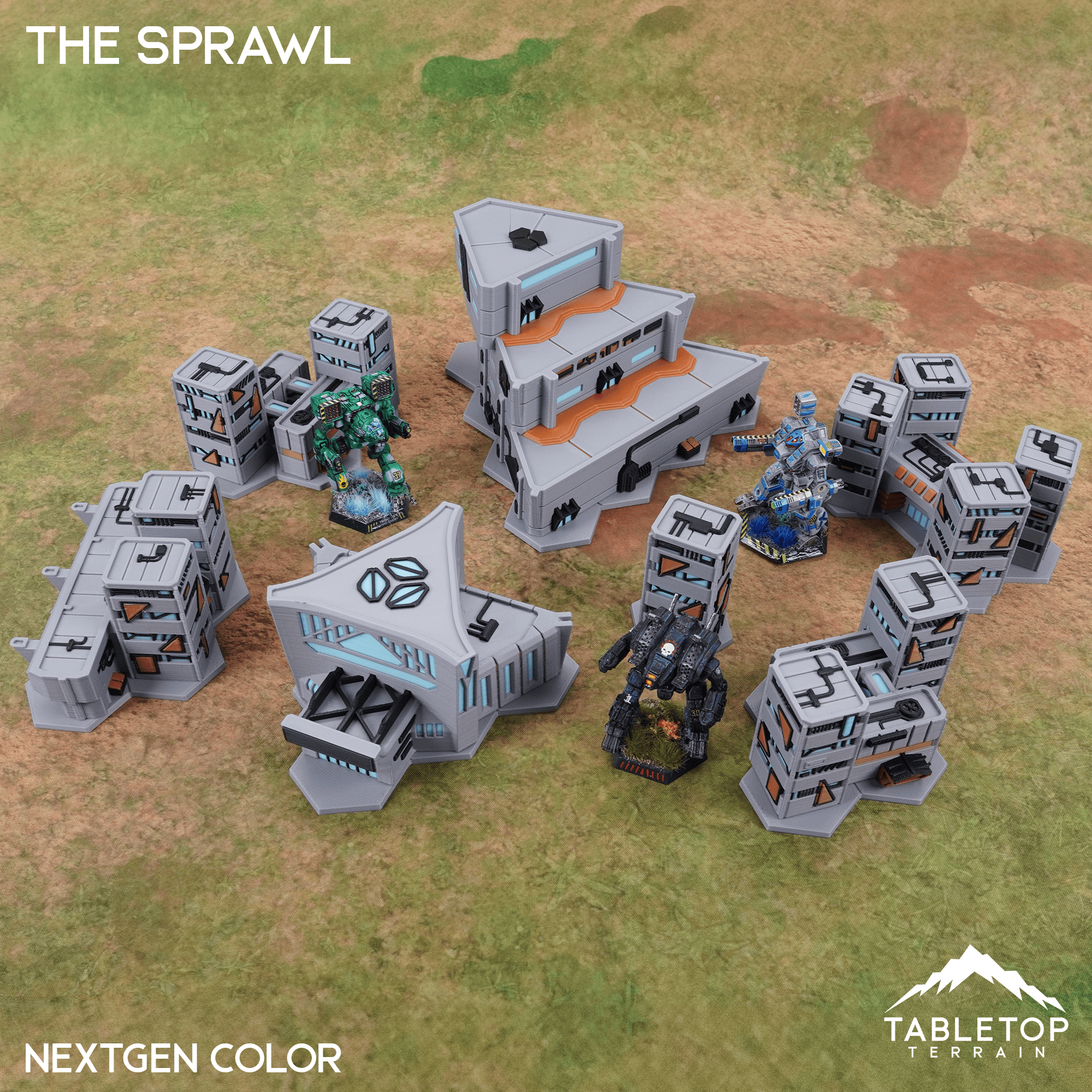 HEXTECH The Sprawl Trinity City - 6mm