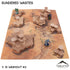 HEXTECH Sundered Wastes Map Hill Sets - 6mm