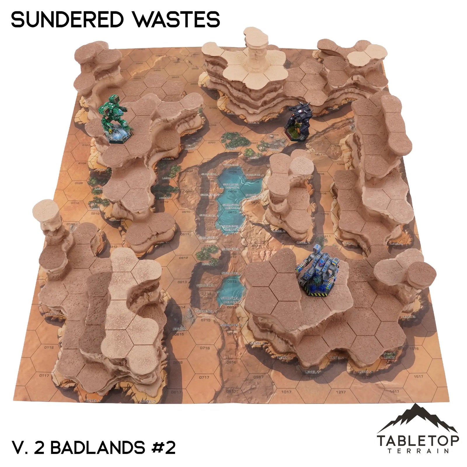 HEXTECH Sundered Wastes Map Hill Sets - 6mm
