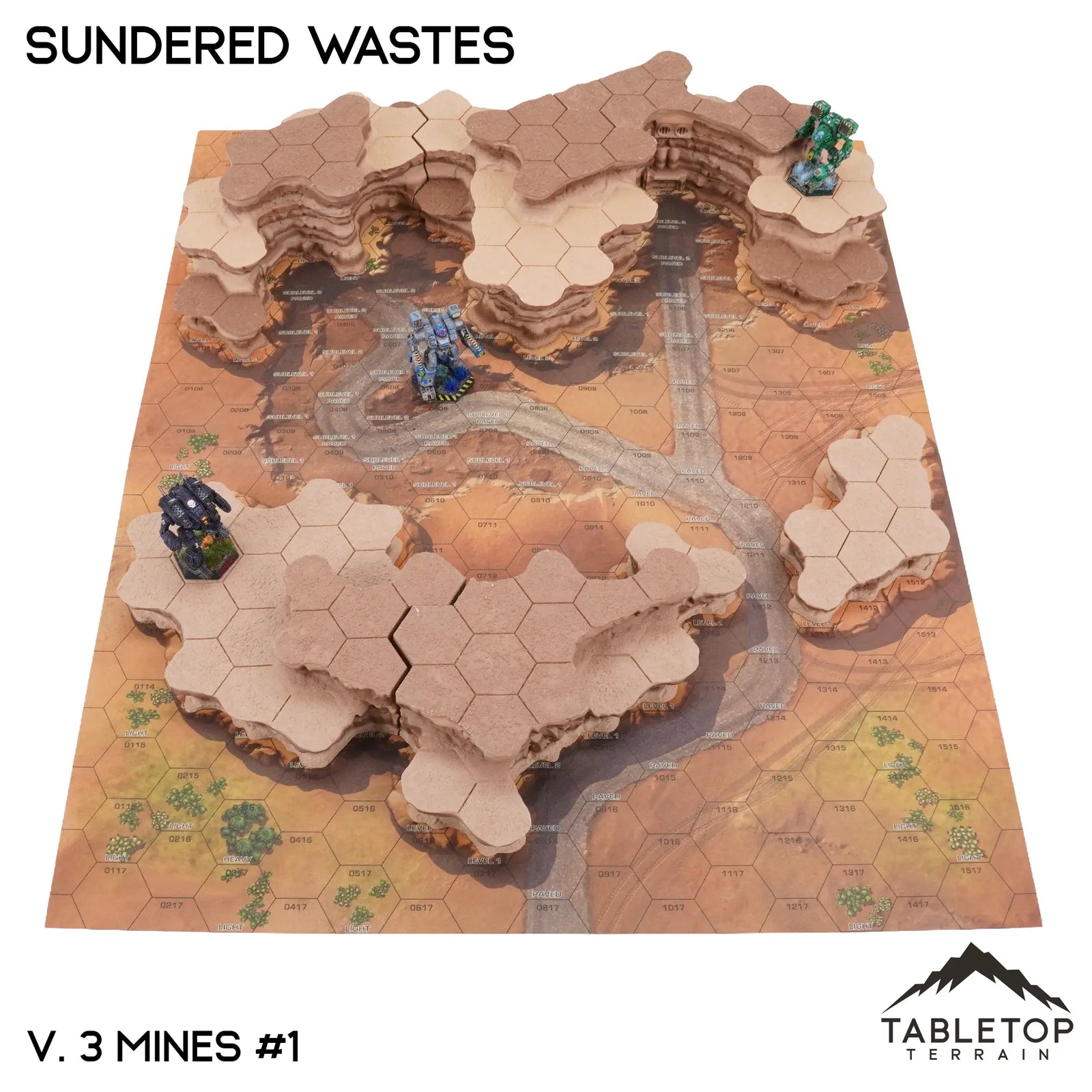 HEXTECH Sundered Wastes Map Hill Sets - 6mm