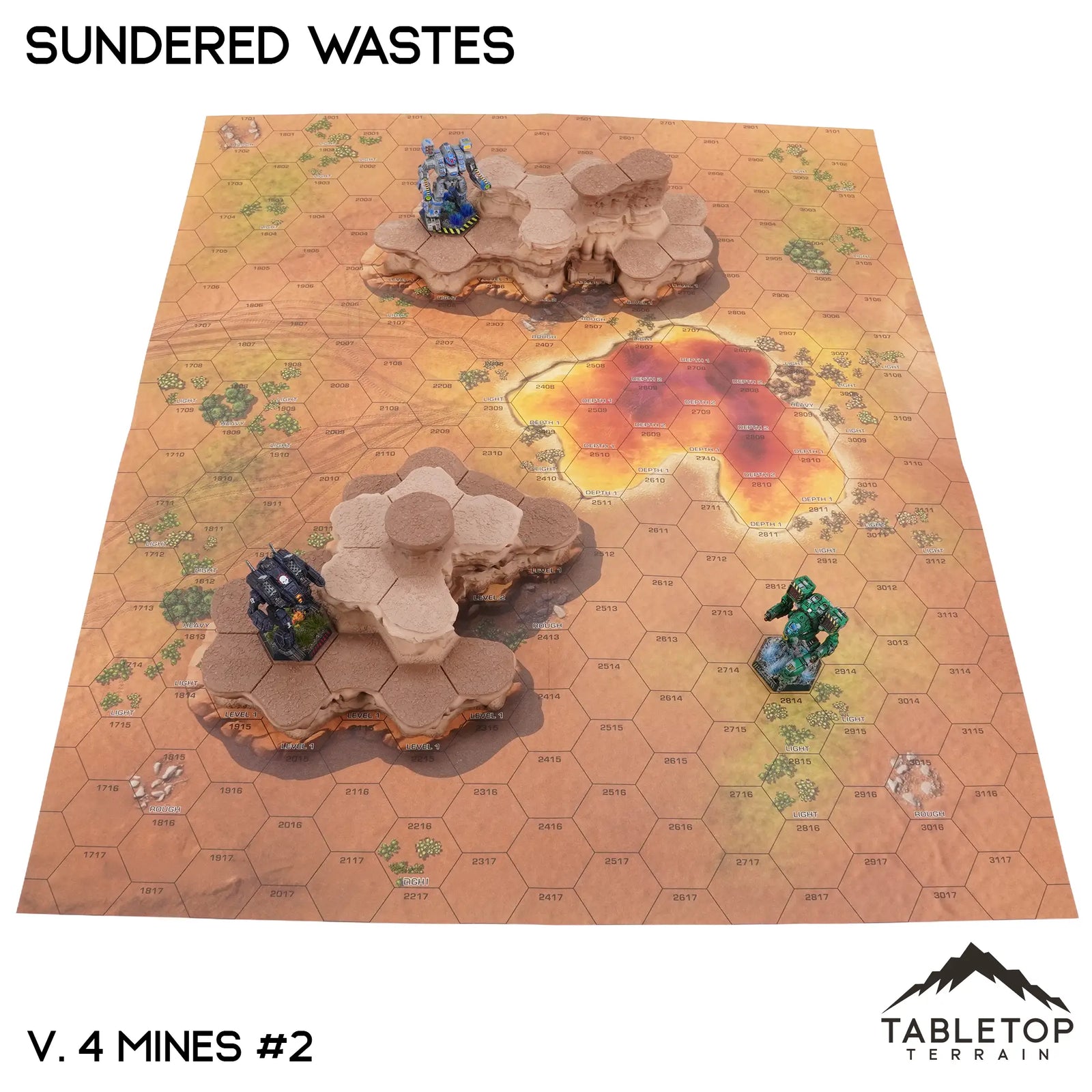 HEXTECH Sundered Wastes Map Hill Sets - 6mm