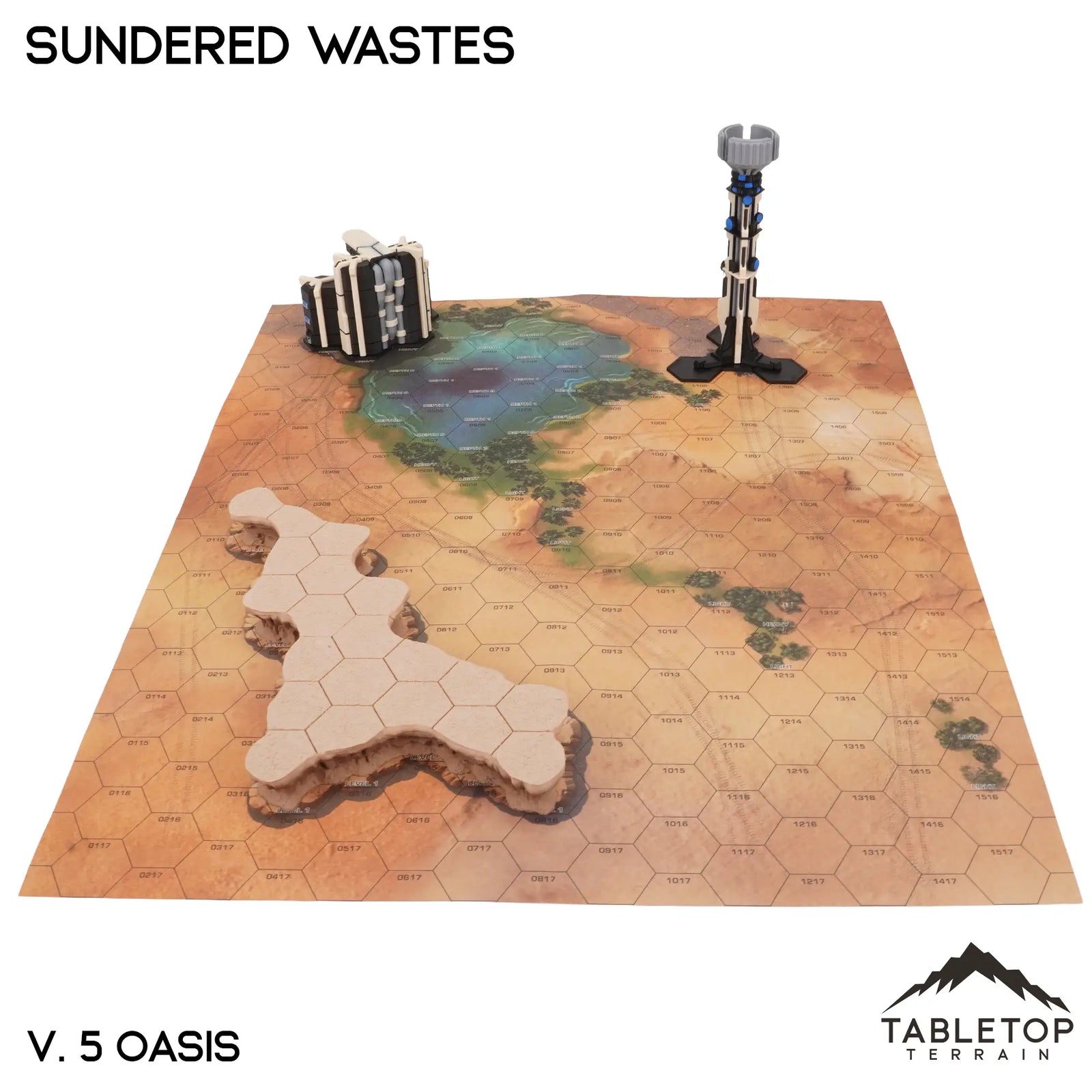 HEXTECH Sundered Wastes Map Hill Sets - 6mm