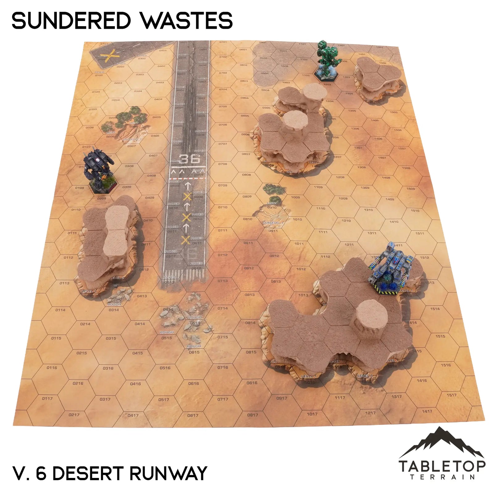 HEXTECH Sundered Wastes Map Hill Sets - 6mm