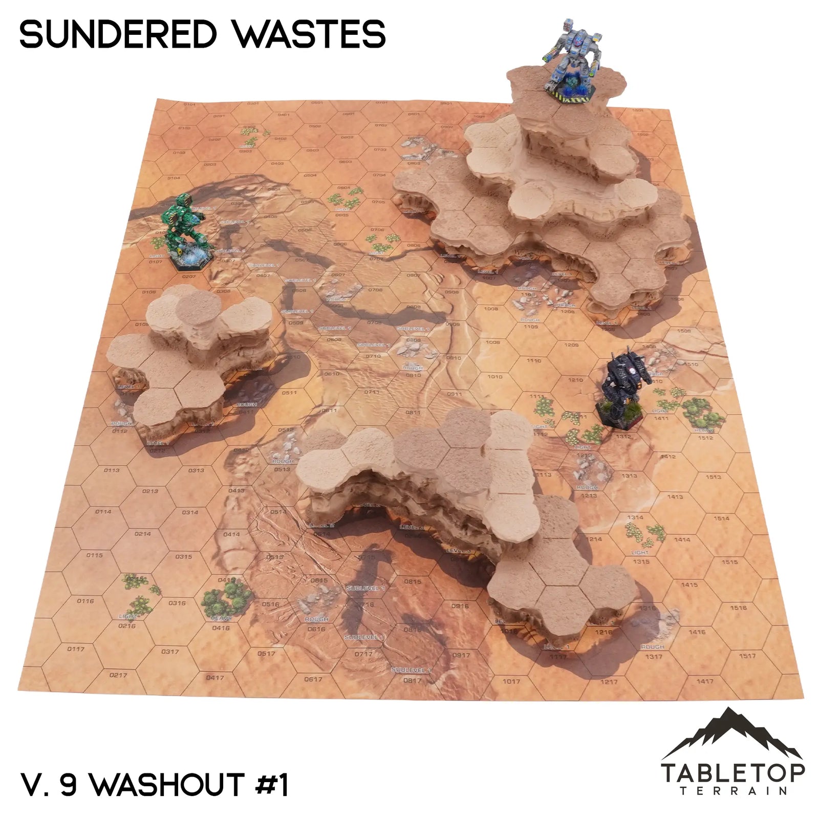 HEXTECH Sundered Wastes Map Hill Sets - 6mm