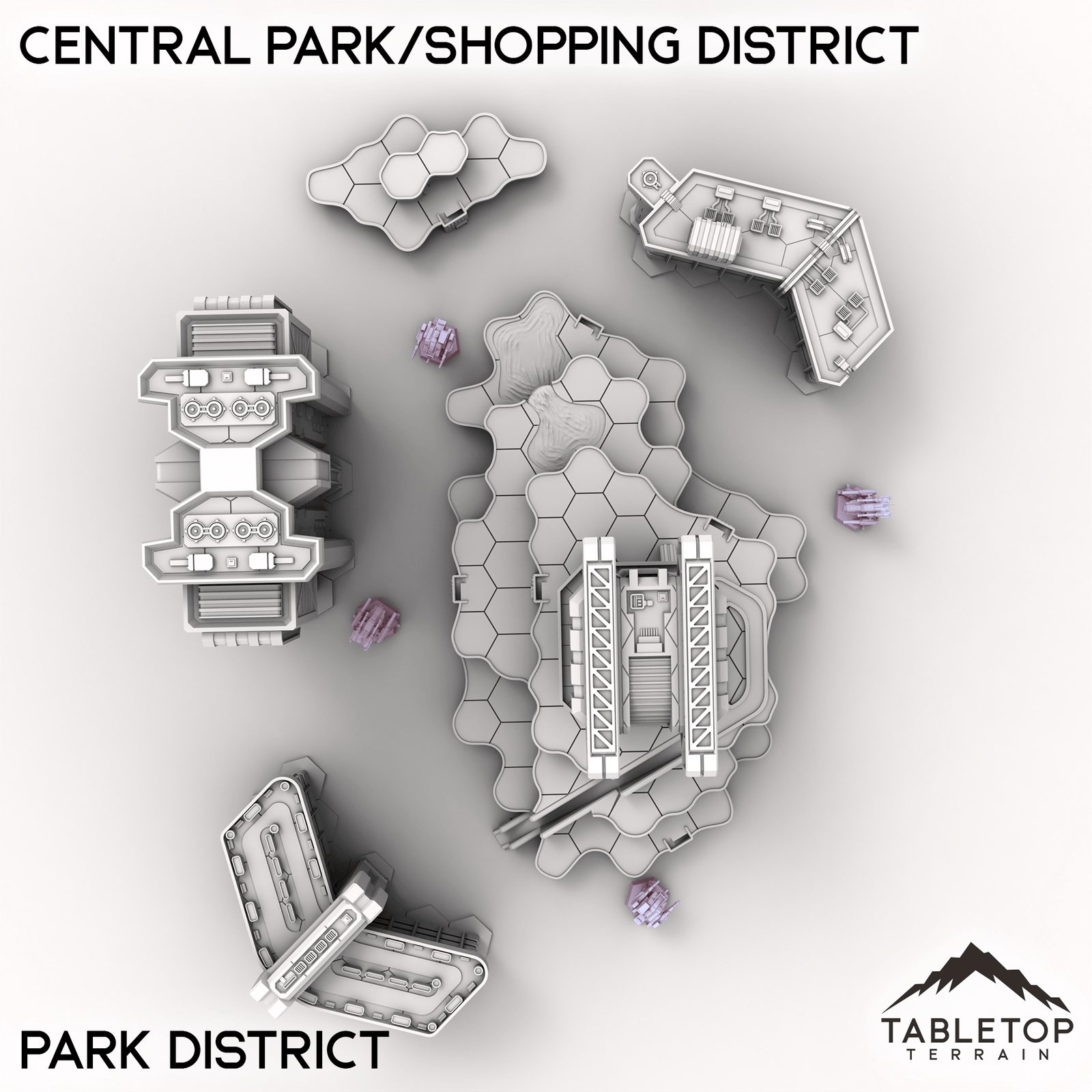 HEXTECH Central Park/Shopping District - City Map Pack