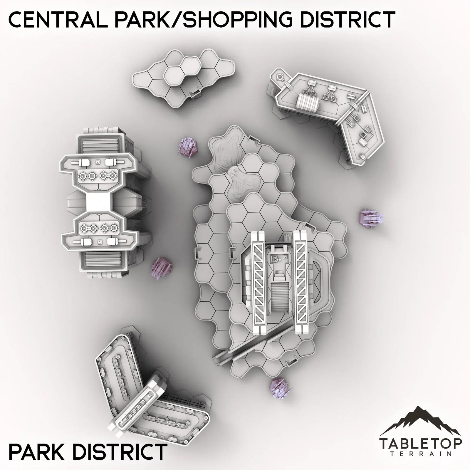 HEXTECH Central Park/Shopping District - City Map Pack