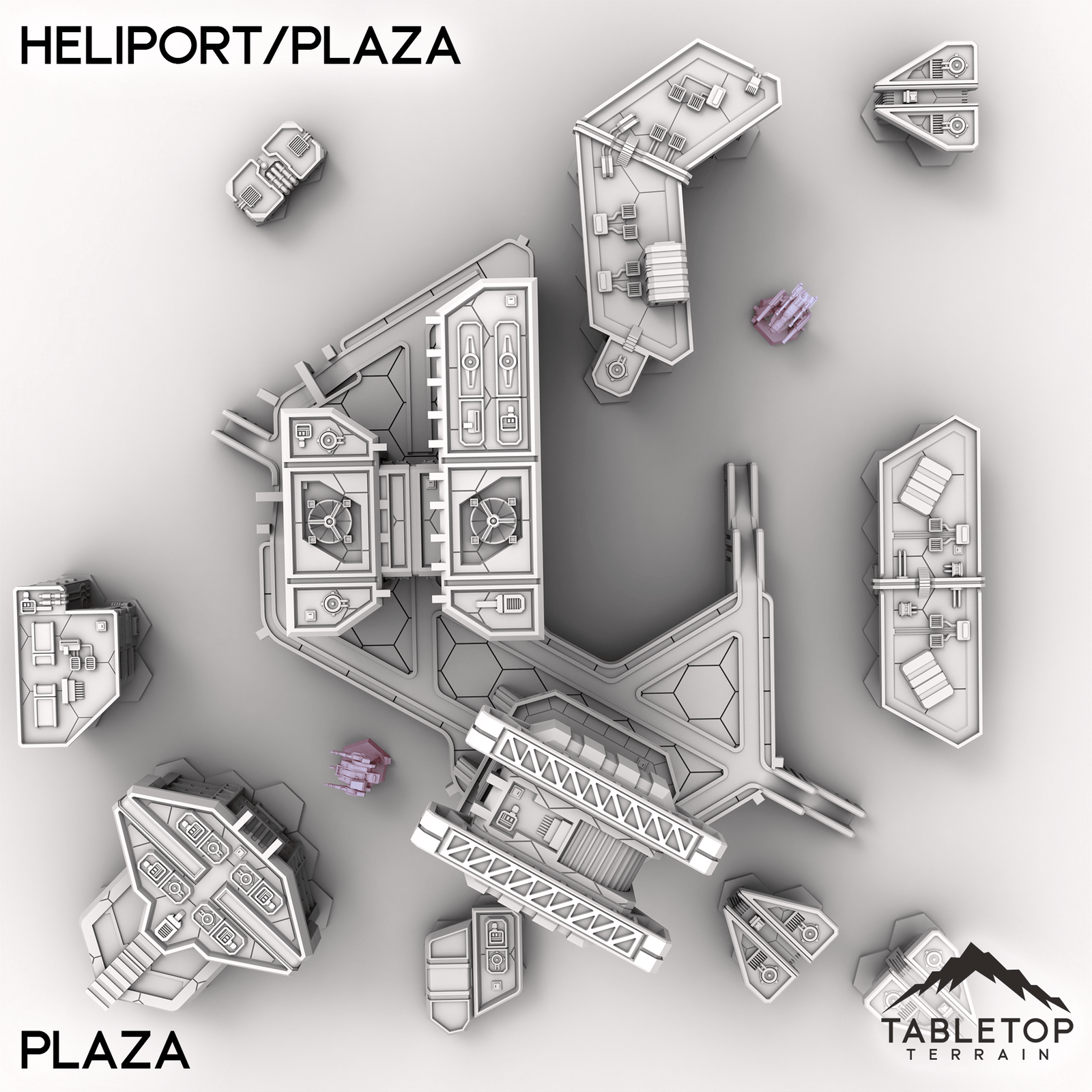 HEXTECH Heliport/Plaza - City Map Pack