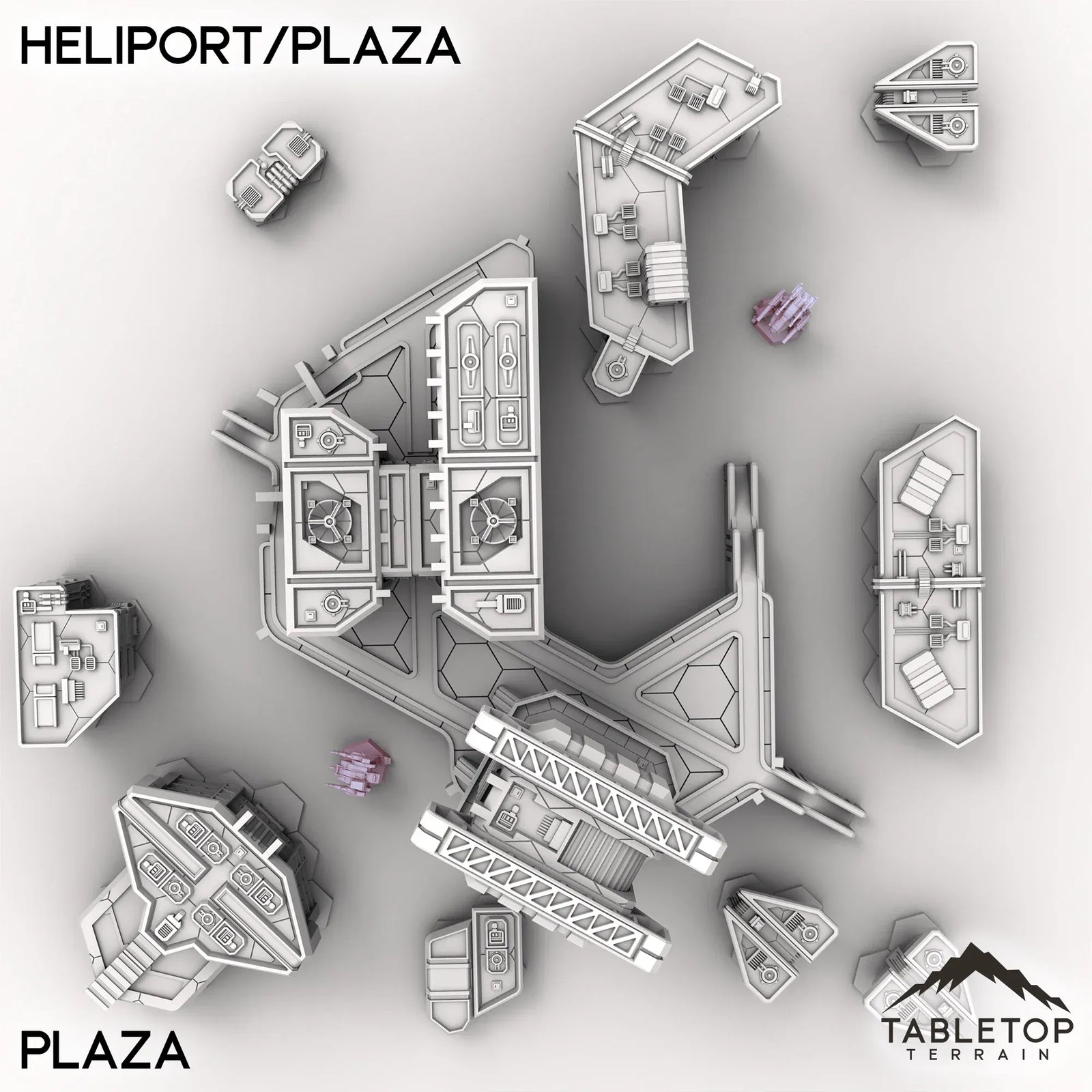 HEXTECH Heliport/Plaza - City Map Pack