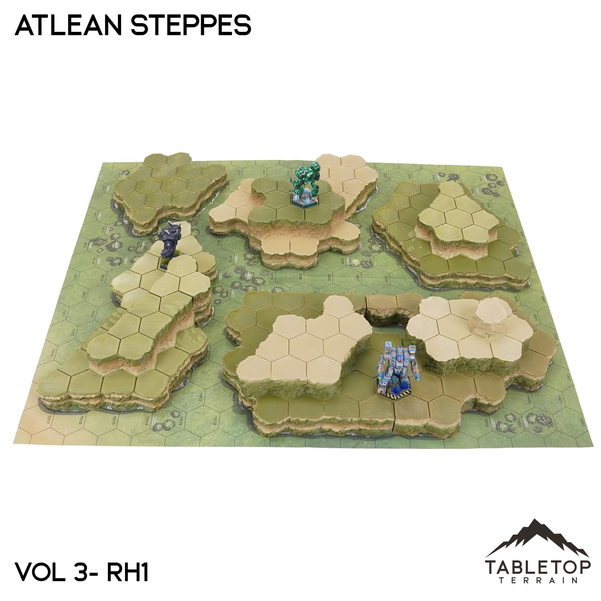 Rolling Hills #1 Compatible Map Hill Sets - Atlean Steppes