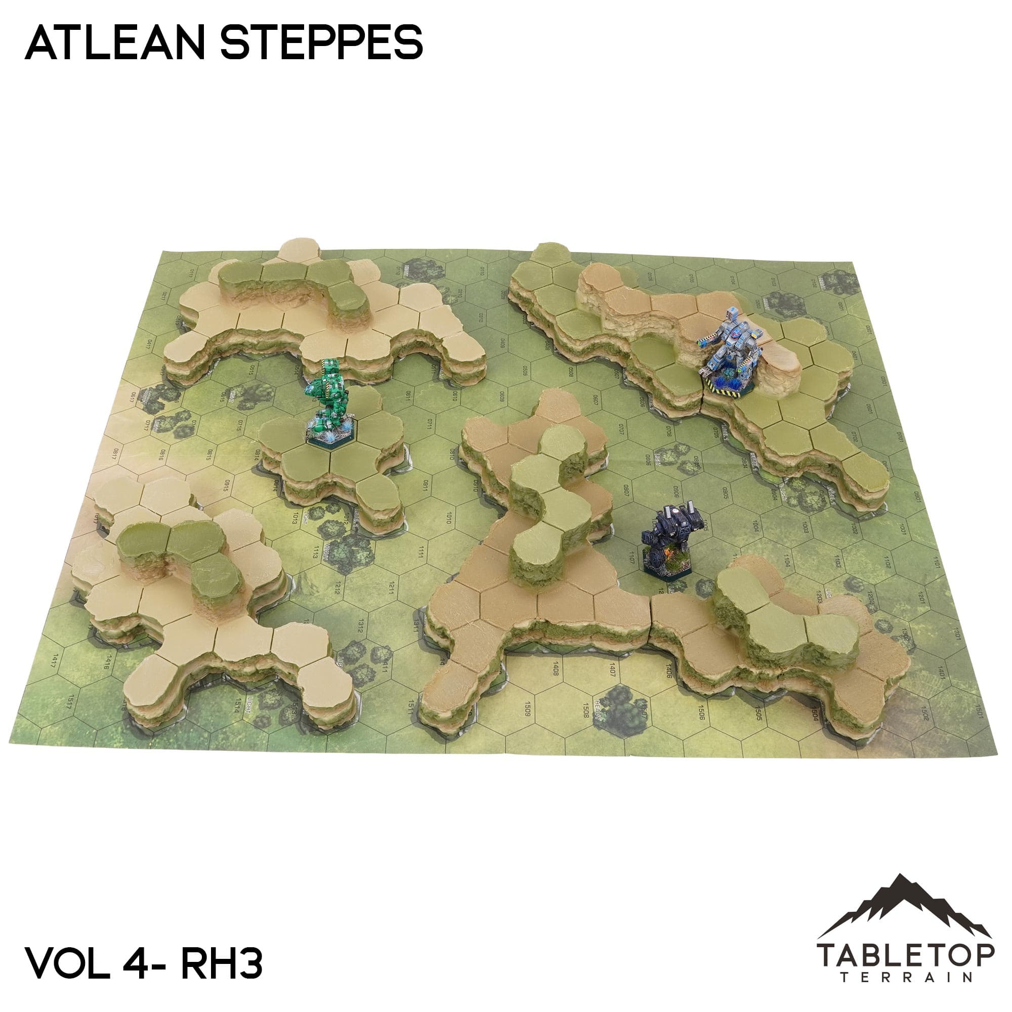 Rolling Hills #3 Compatible Map Hill Sets - Atlean Steppes
