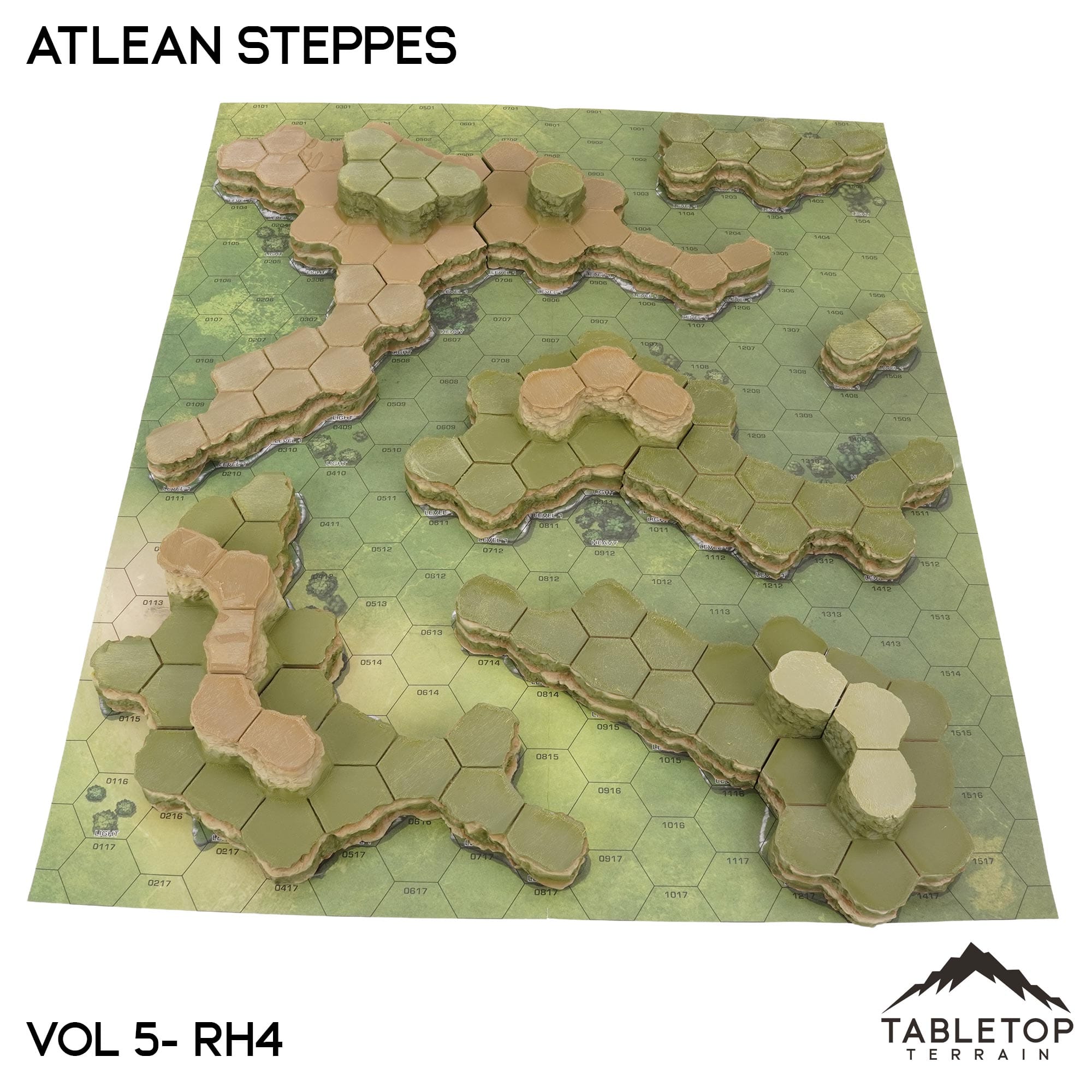 Rolling Hills #4 Compatible Map Hill Sets - Atlean Steppes