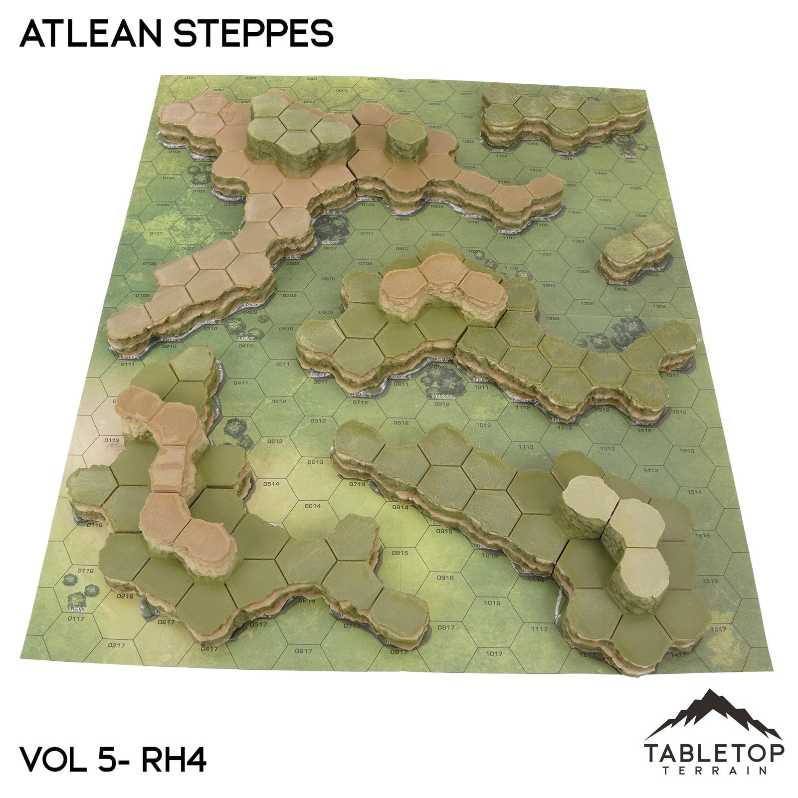 Rolling Hills #4 Compatible Map Hill Sets - Atlean Steppes
