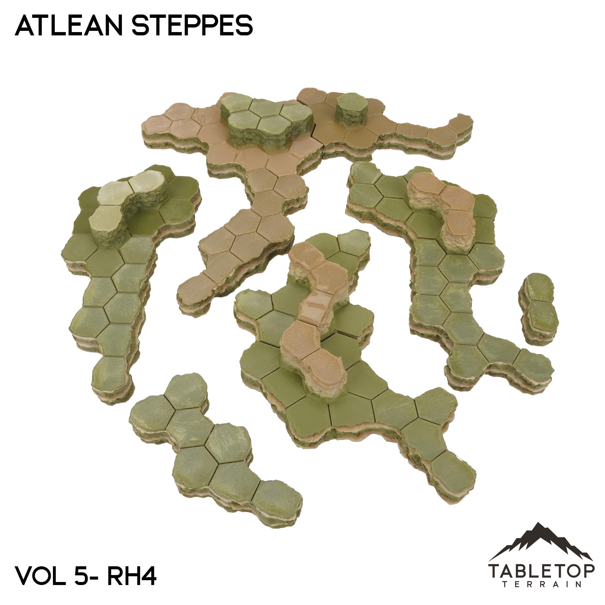 Rolling Hills #4 Compatible Map Hill Sets - Atlean Steppes