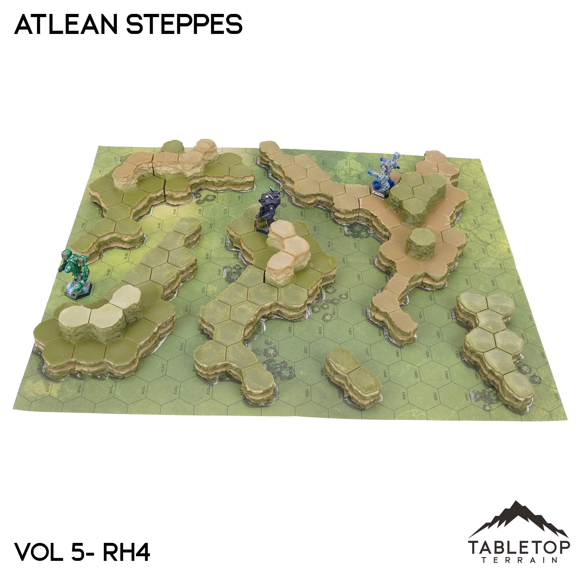 Rolling Hills #4 Compatible Map Hill Sets - Atlean Steppes