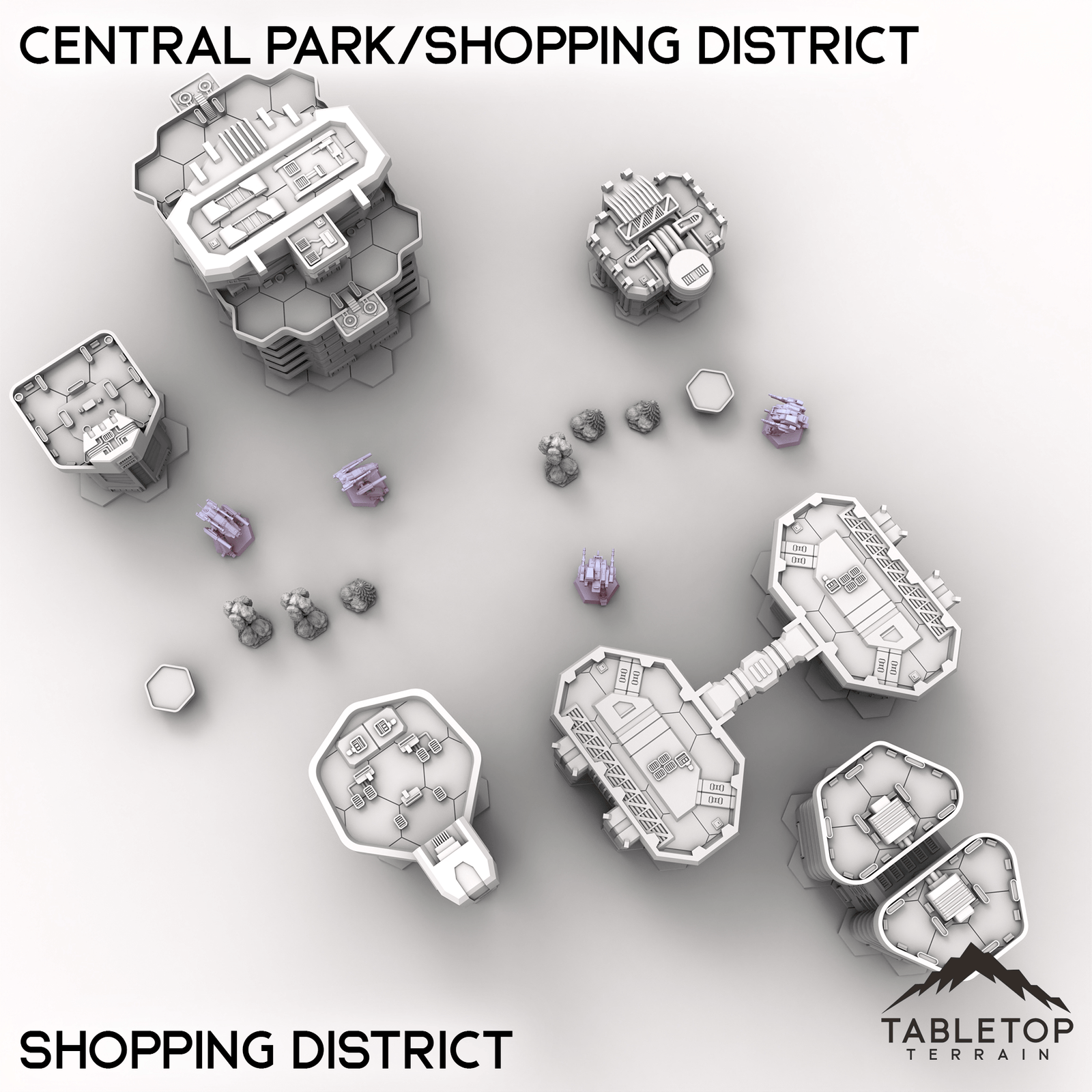 HEXTECH Central Park/Shopping District - City Map Pack