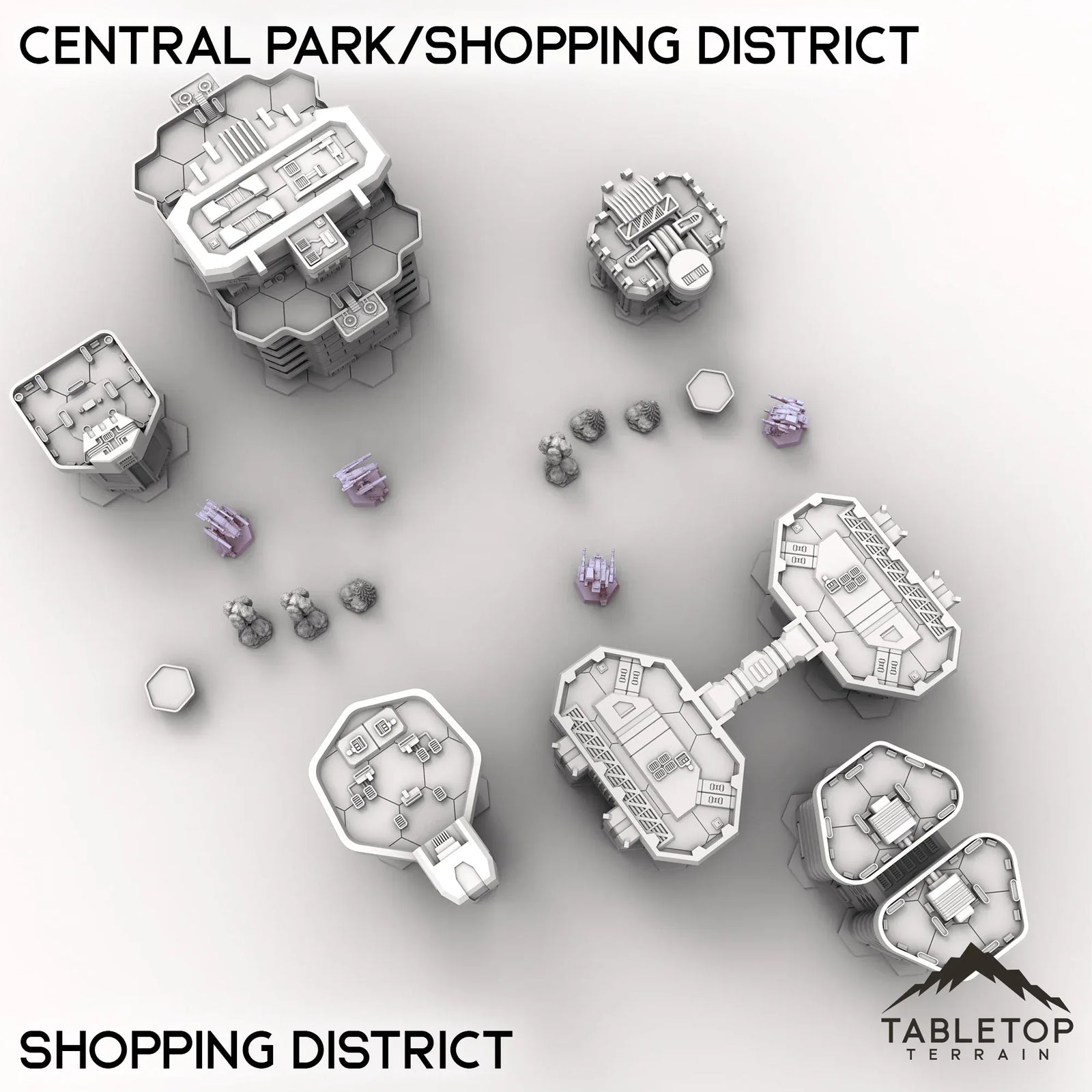 HEXTECH Central Park/Shopping District - City Map Pack