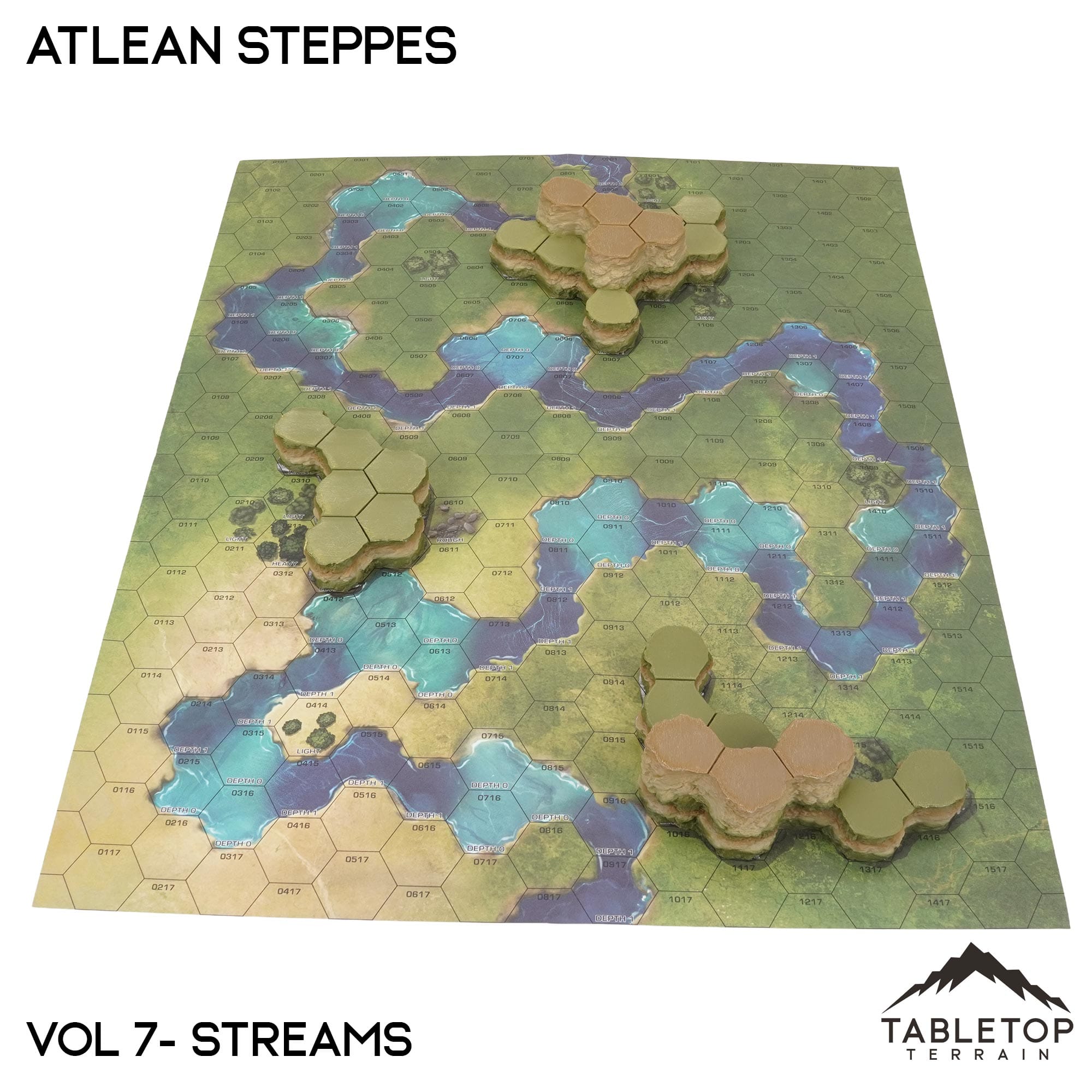 Streams Compatible Map Hill Sets - Atlean Steppes