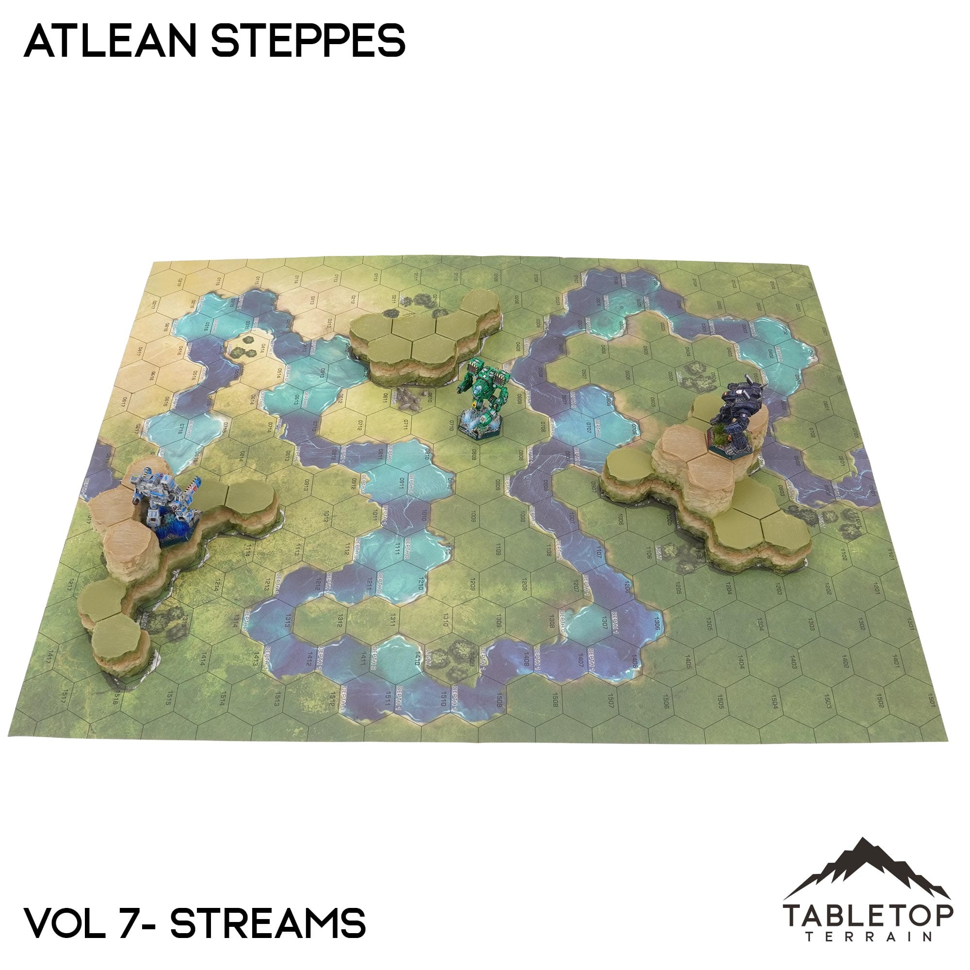 Streams Compatible Map Hill Sets - Atlean Steppes