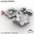 HEXTECH Atlean Steppes Map Hill Sets - 6mm