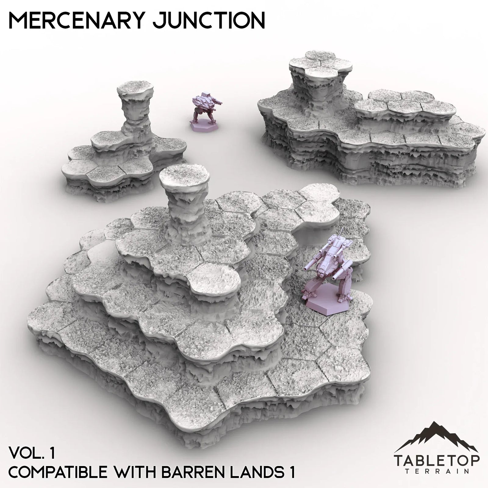 HEXTECH Mercenary Junction Map Hill Sets-6mm