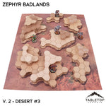 HEXTECH Zephyr Badlands Map Hill Sets - 6mm
