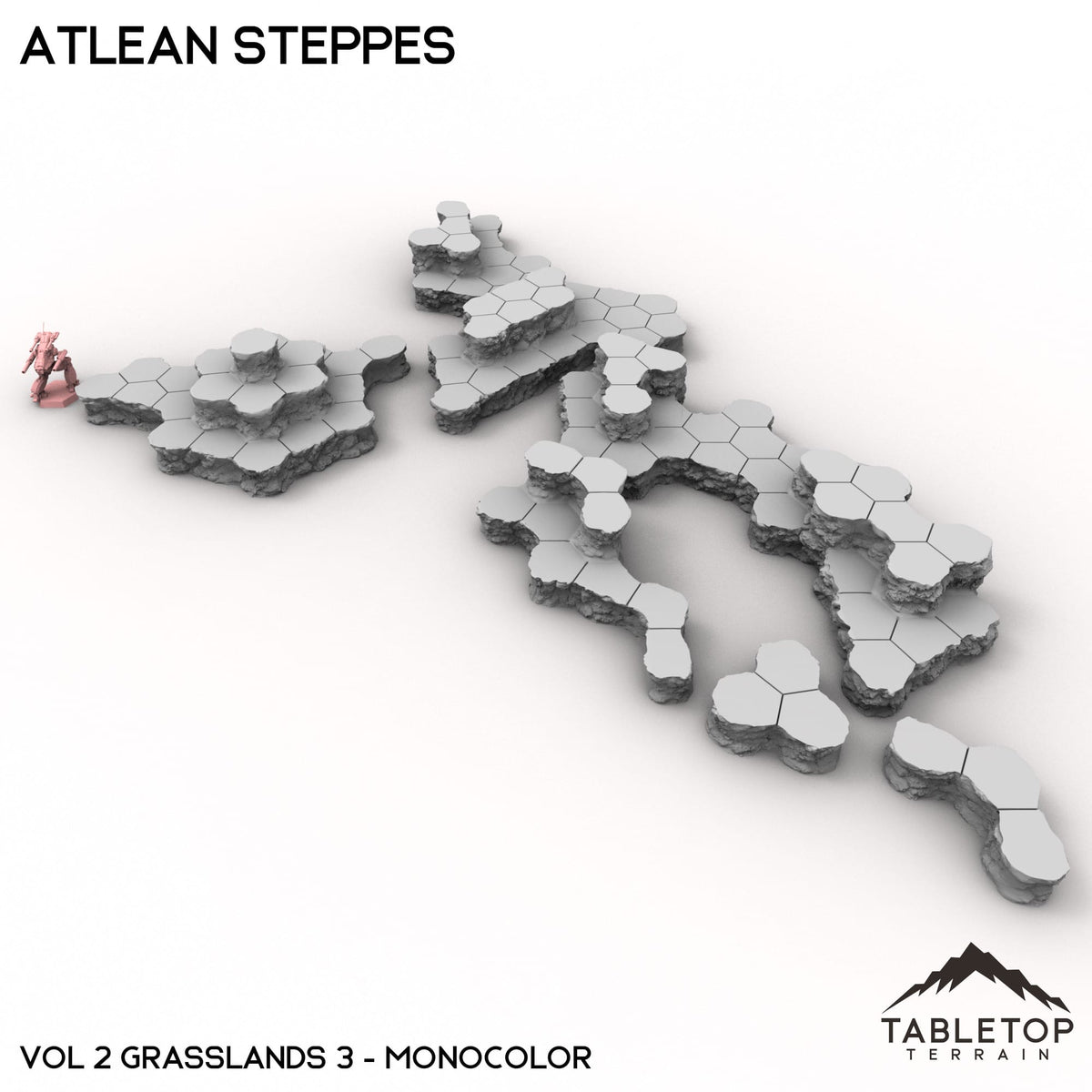 HEXTECH Atlean Steppes Map Hill Sets - 6mm