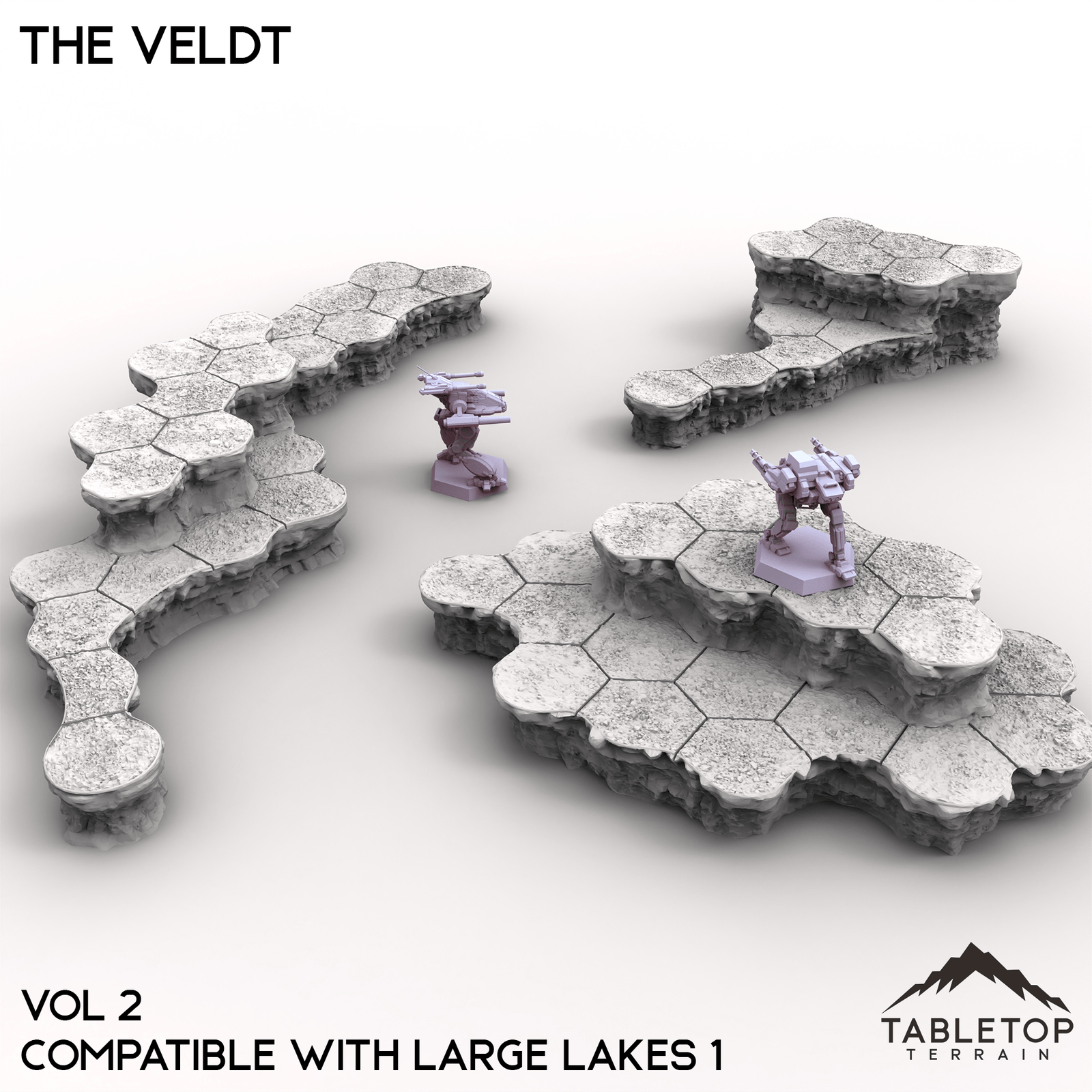 HEXTECH The Veldt Map Hill Sets-6mm