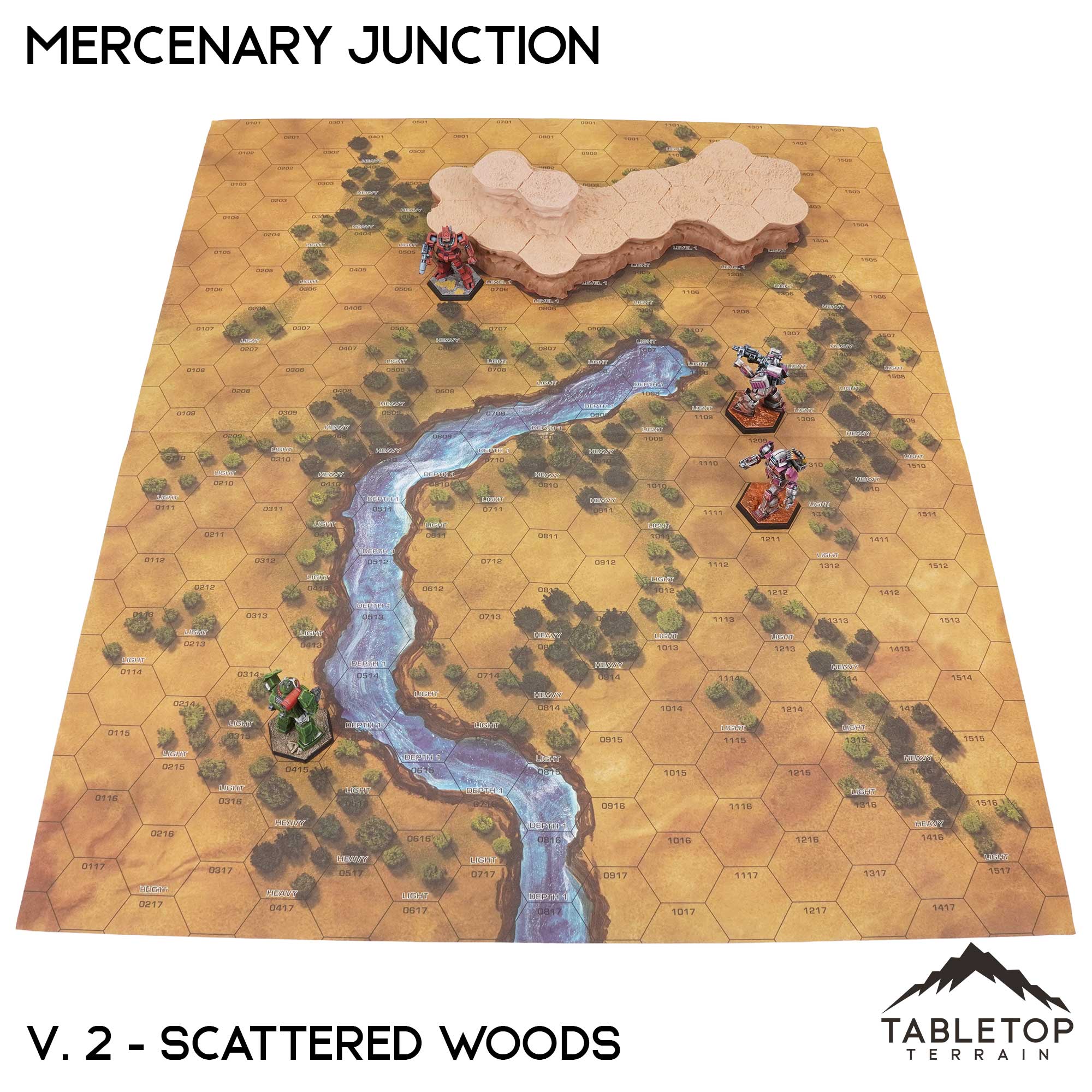 HEXTECH Mercenary Junction Map Hill Sets-6mm