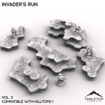 HEXTECH Invader's Run Map Hill Sets - 6mm
