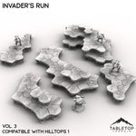 HEXTECH Invader's Run Map Hill Sets - 6mm