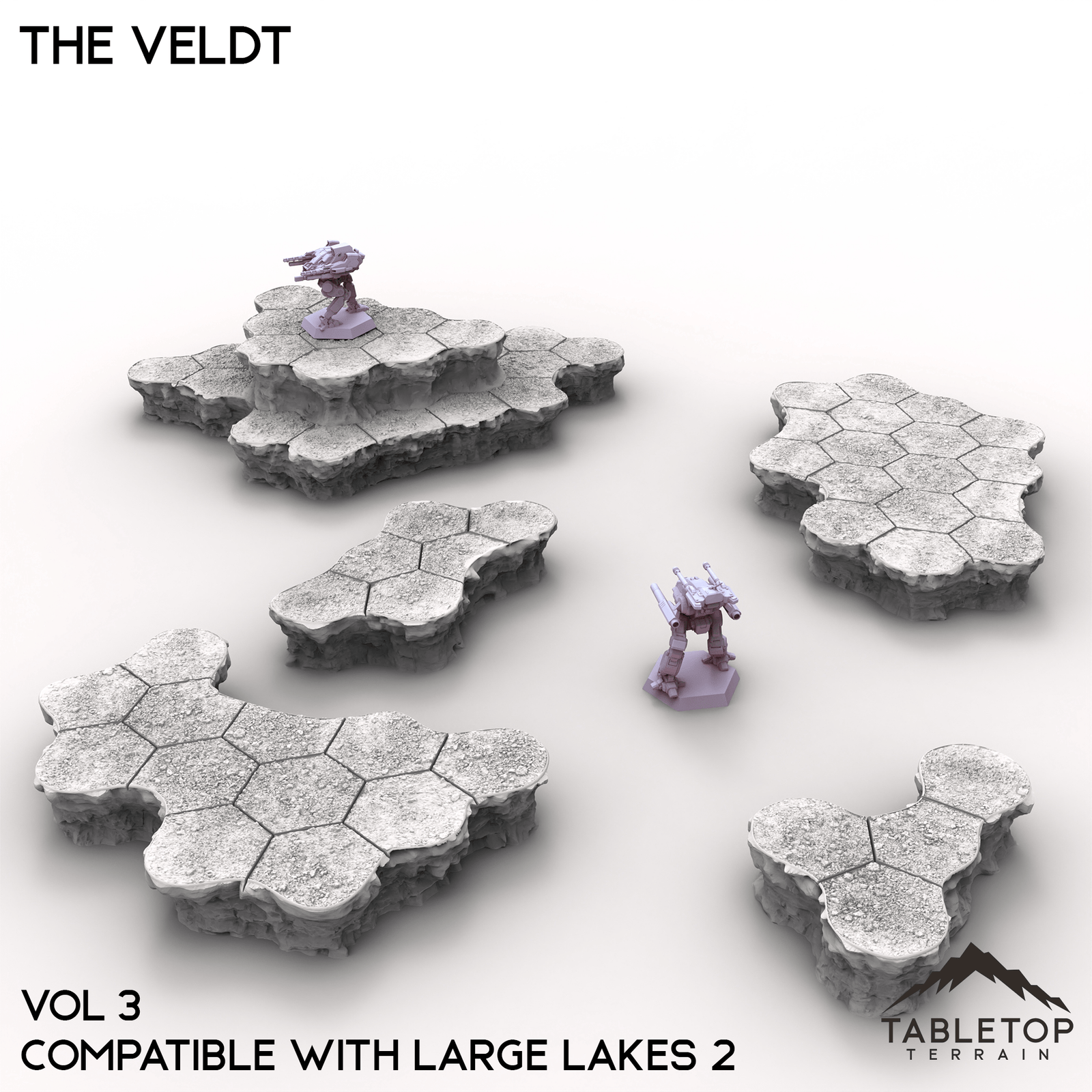 HEXTECH The Veldt Map Hill Sets-6mm