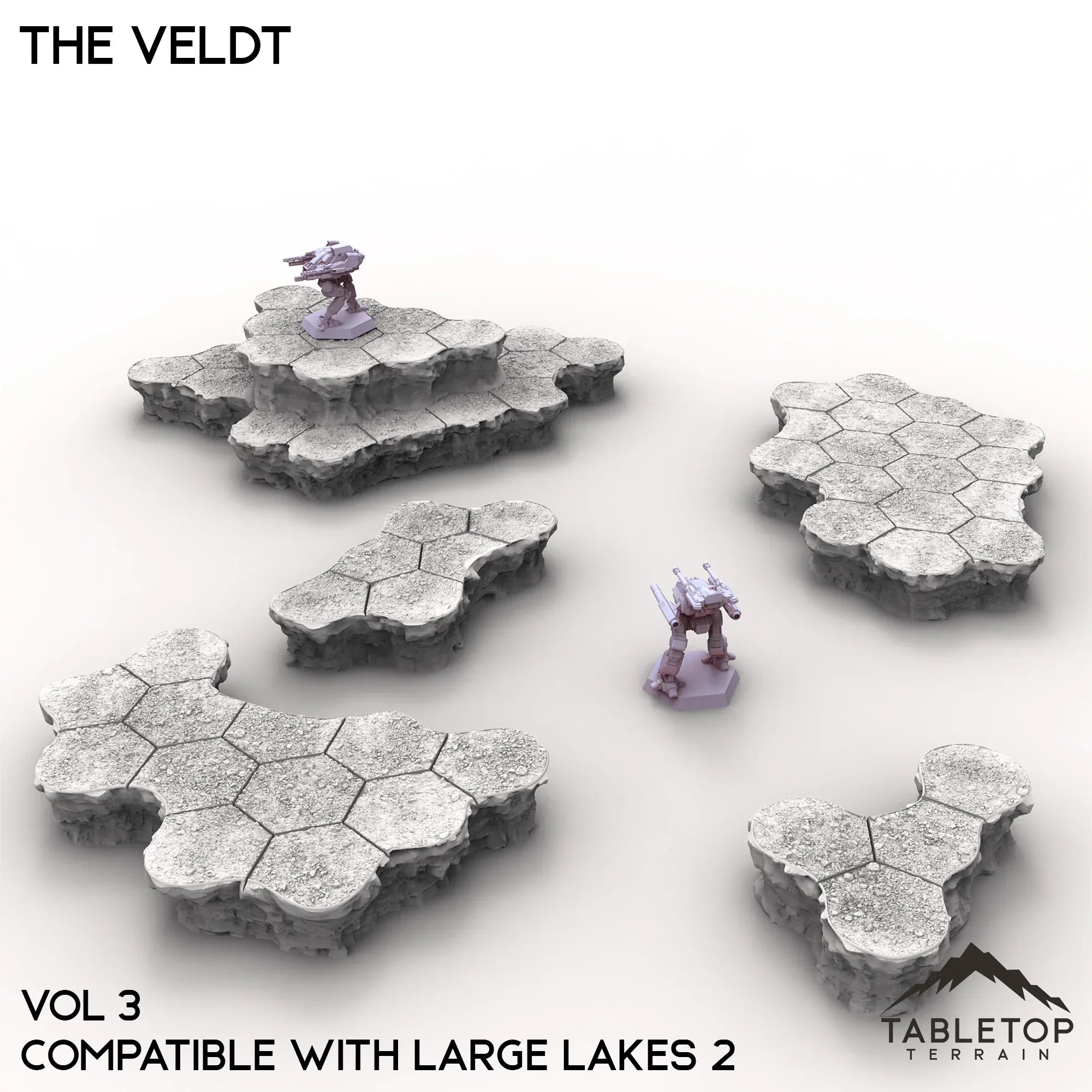 HEXTECH The Veldt Map Hill Sets-6mm
