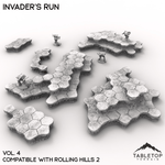 HEXTECH Invader's Run Map Hill Sets - 6mm