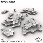 HEXTECH Invader's Run Map Hill Sets - 6mm