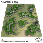 HEXTECH Atlean Steppes Map Hill Sets - 6mm