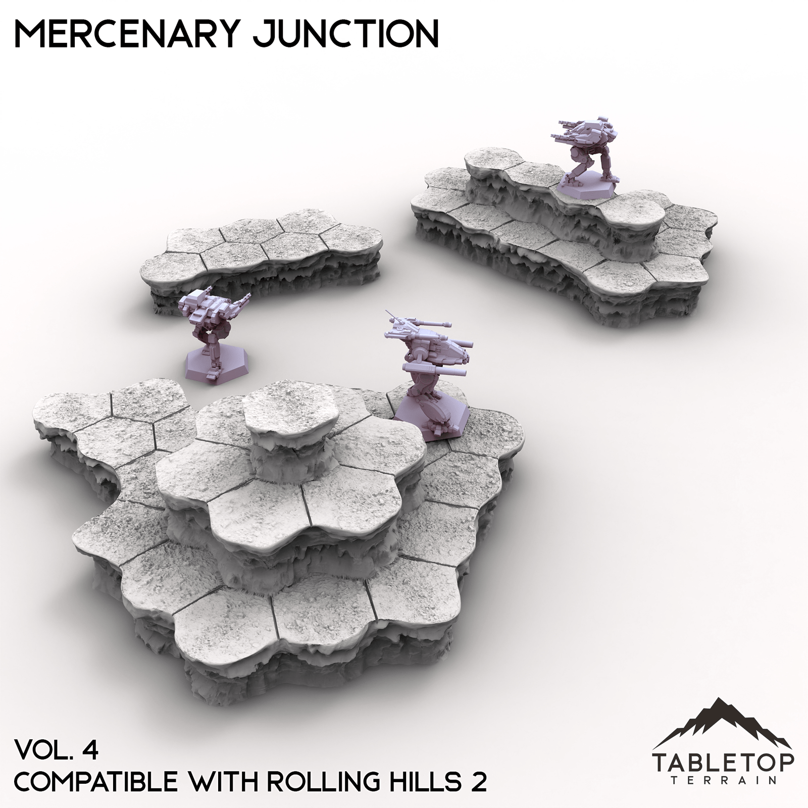 HEXTECH Mercenary Junction Map Hill Sets-6mm