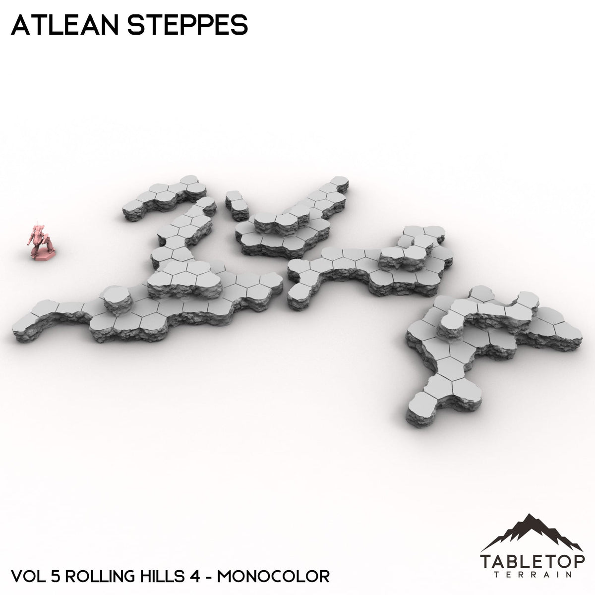 HEXTECH Atlean Steppes Map Hill Sets - 6mm