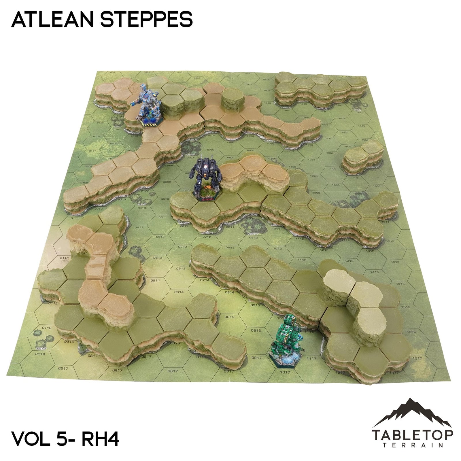 HEXTECH Atlean Steppes Map Hill Sets - 6mm