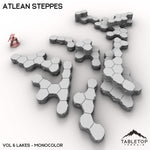 HEXTECH Atlean Steppes Map Hill Sets - 6mm