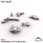 HEXTECH The Veldt Map Hill Sets-6mm