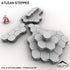 HEXTECH Atlean Steppes Map Hill Sets - 6mm