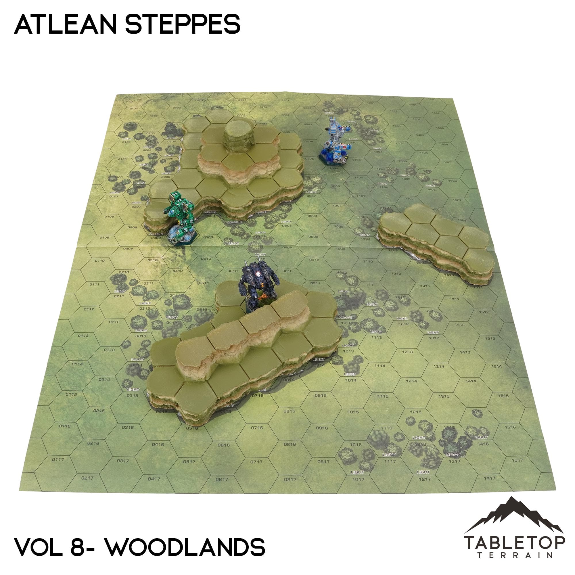 Woodlands Compatible Map Hill Sets - Atlean Steppes