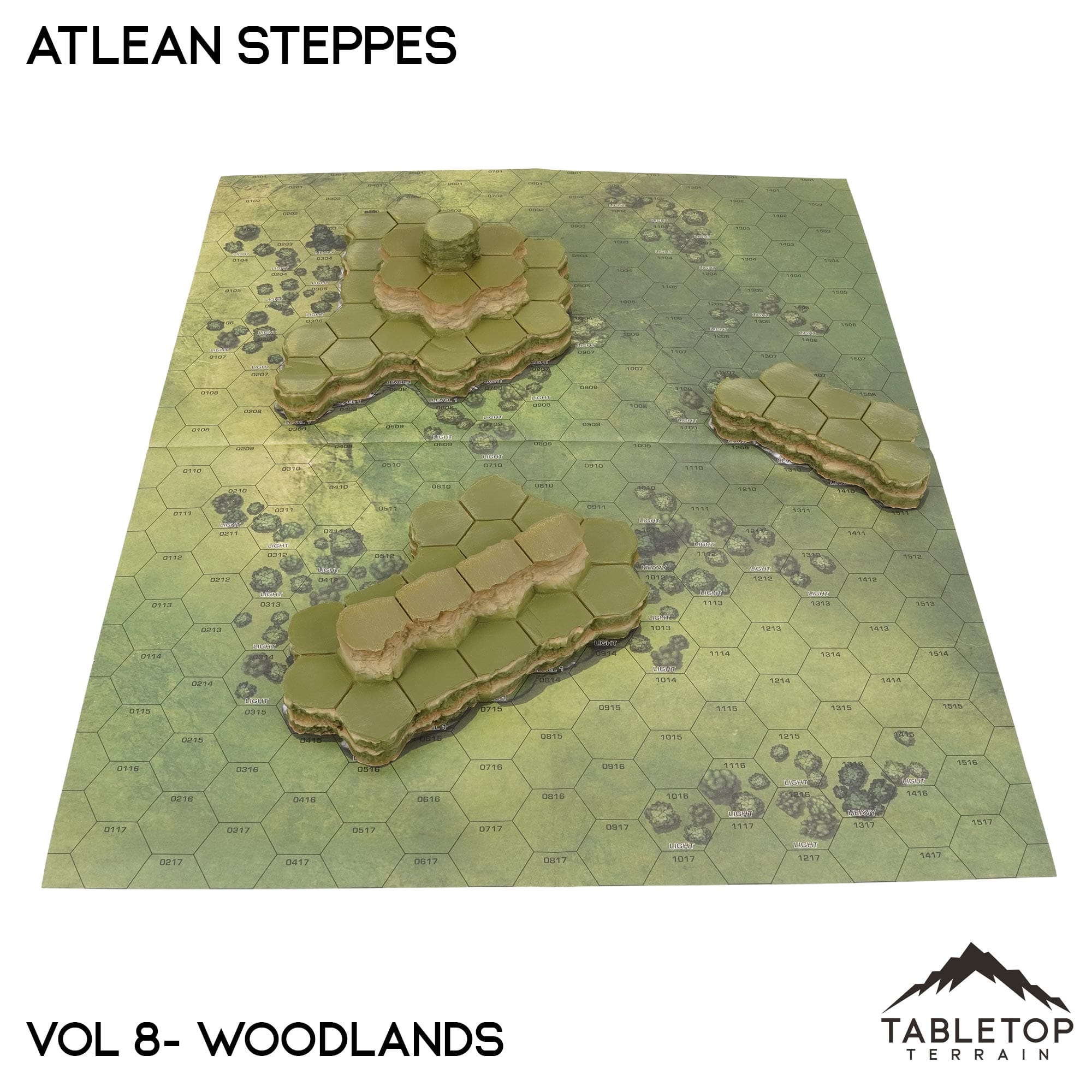 Woodlands Compatible Map Hill Sets - Atlean Steppes