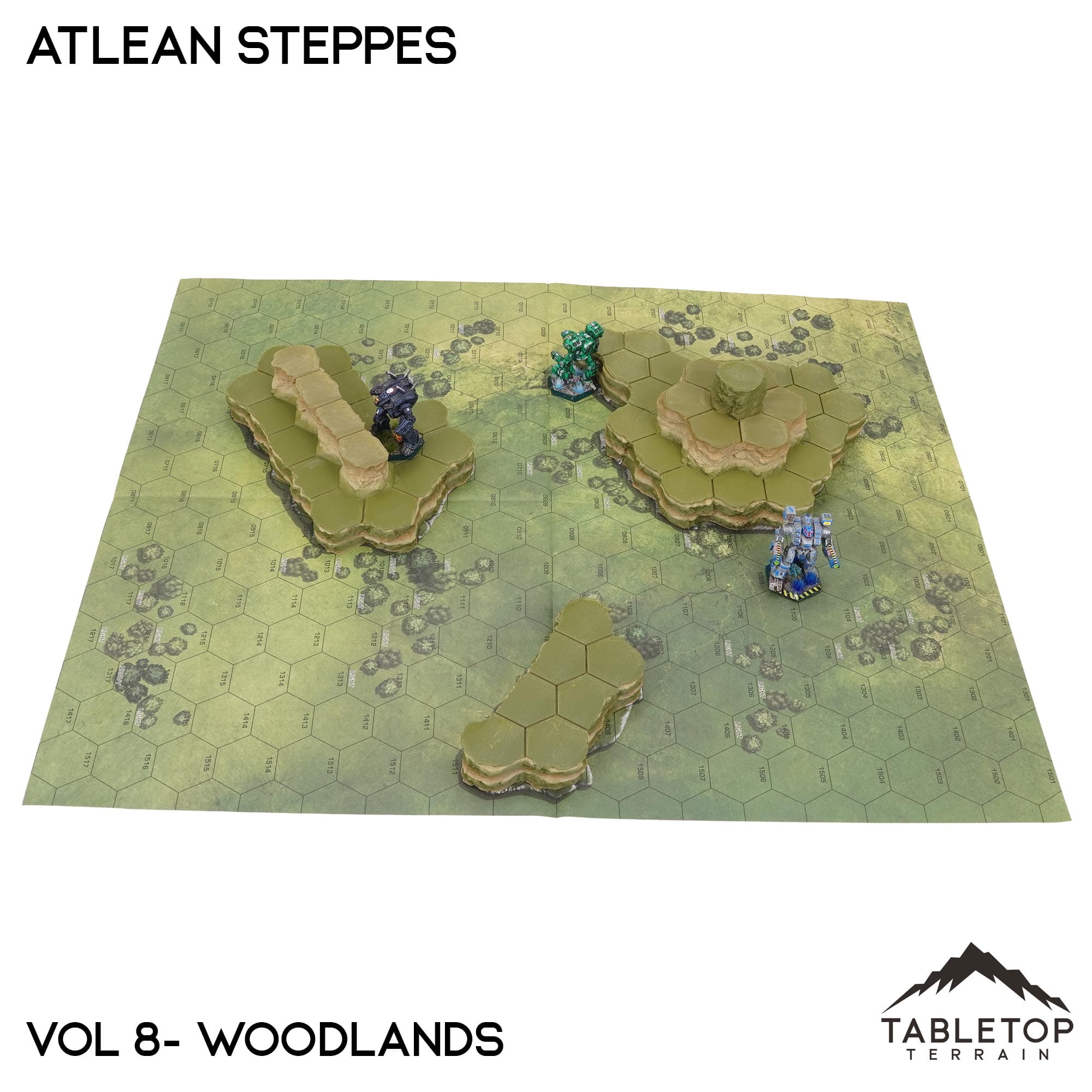 Woodlands Compatible Map Hill Sets - Atlean Steppes